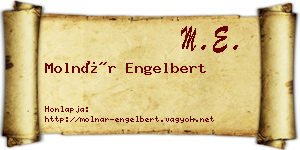 Molnár Engelbert névjegykártya